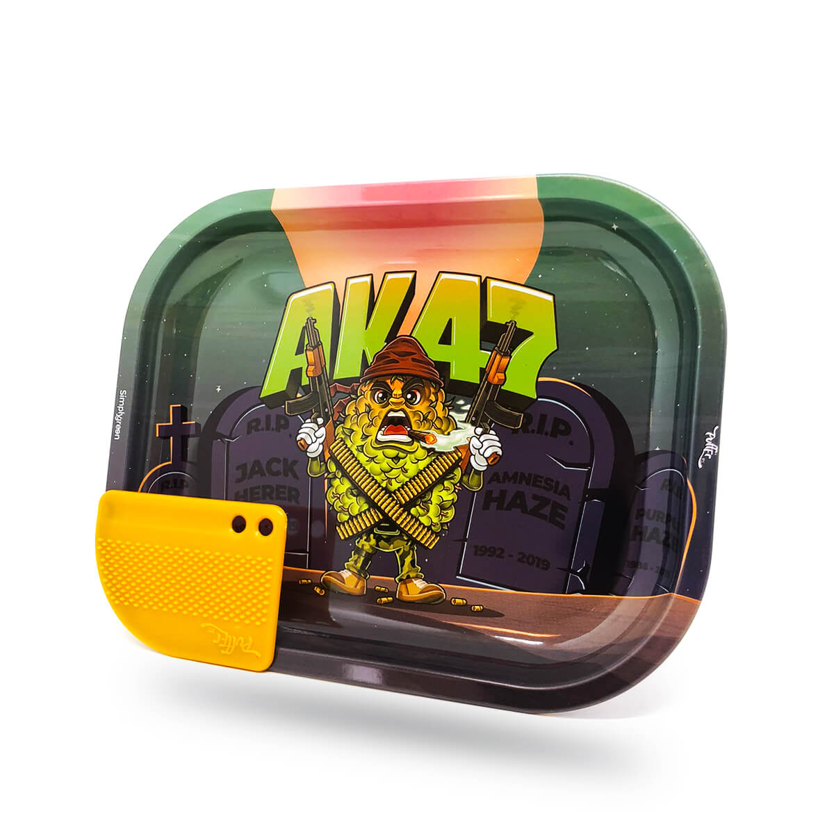Best Buds Mission AK47 Small Metal Rolling Tray