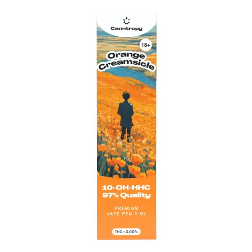 Canntropy 10-OH-HHC Vape Pen Orange Creamsicle, 10-OH-HHC 97% quality, 2ml