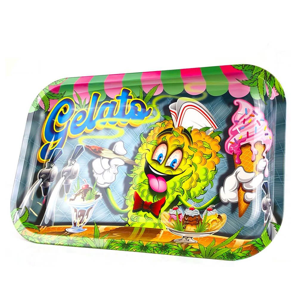 Gelato Metal Rolling Tray Large