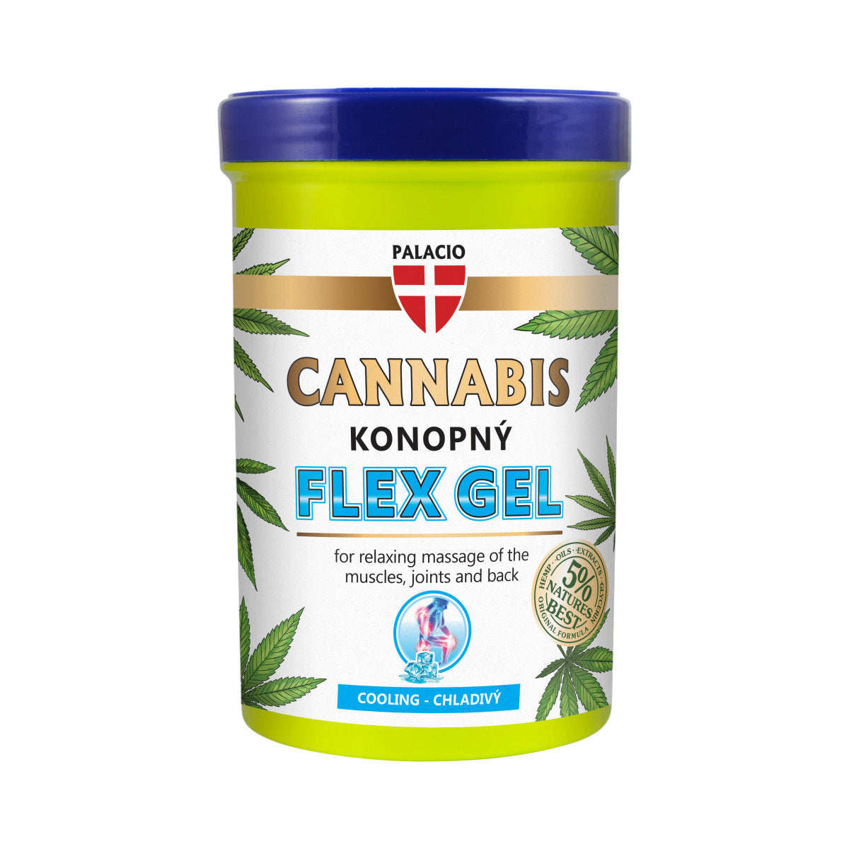 PALACIO Cannabis FLEX Gel Massage Cooling 380 ml