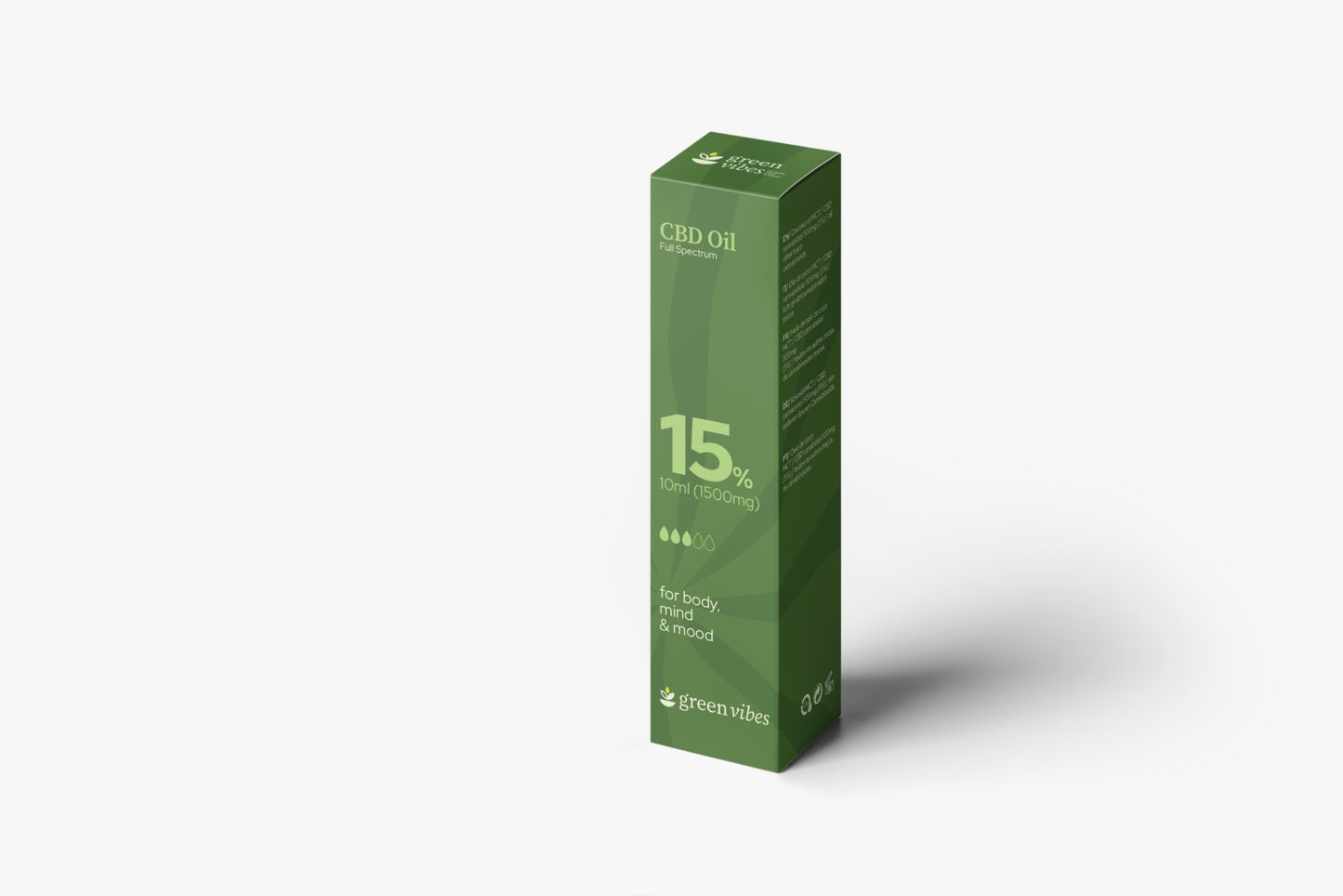 GreenVibes Óleo de CBD 15%