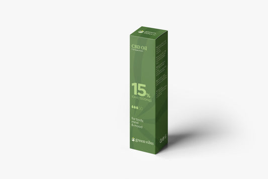 GreenVibes Óleo de CBD 15%