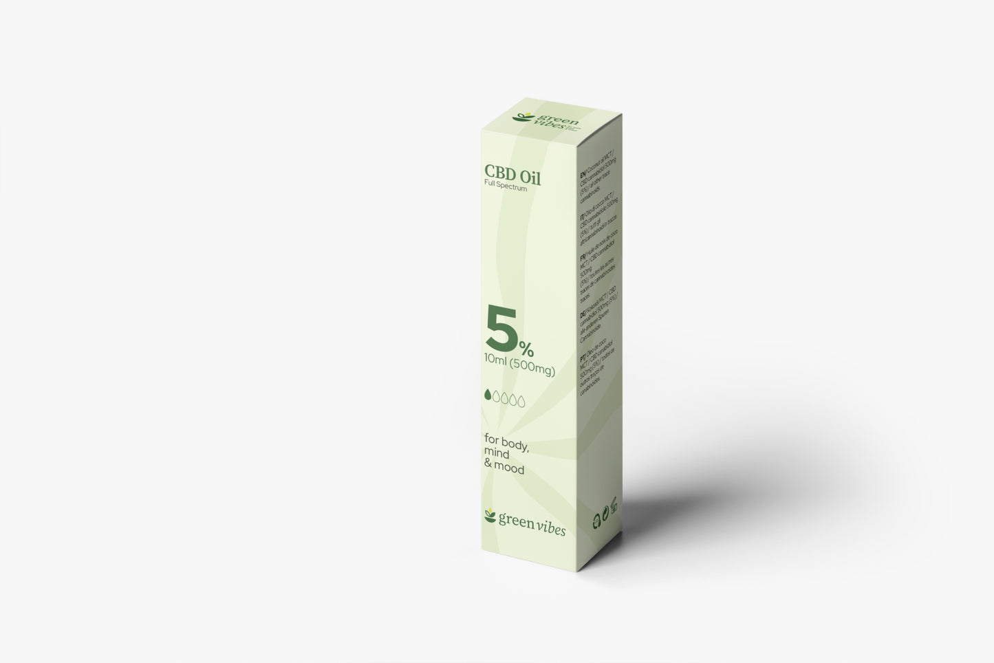 GreenVibes Óleo de CBD 5%