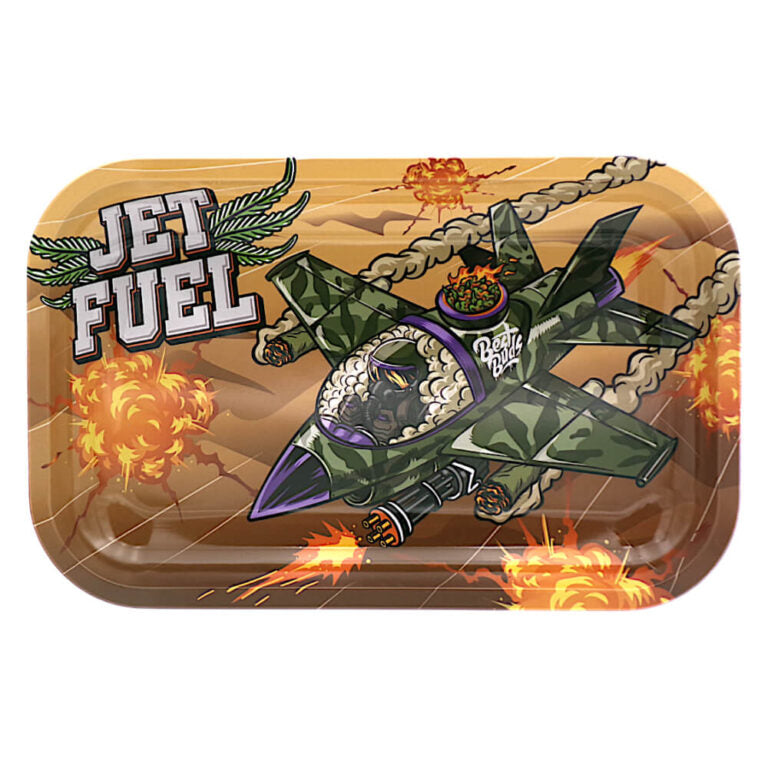 Best Buds Jet Fuel Metal Rolling Tray Large