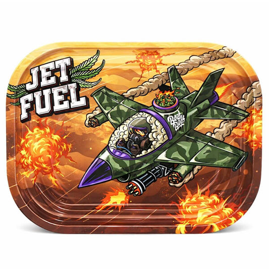 Best Buds Jet Fuel Metal Rolling Tray Small