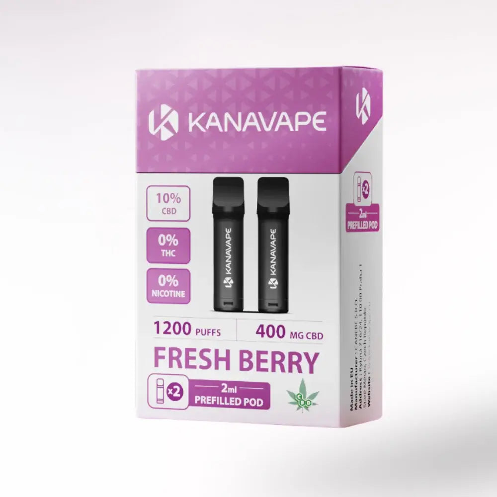 CBD Pod Cartridge 2x2ml – Fresh Berry