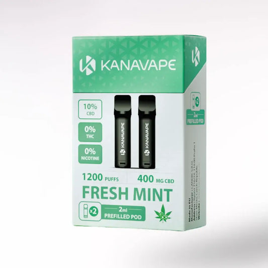 CBD Pod Cartridge 2x2ml – Fresh Mint