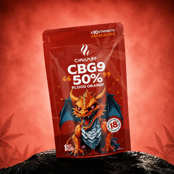 Canapuff CBG9 Flower Blood Orange 50%