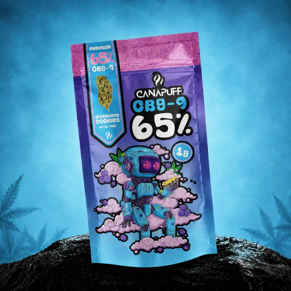 Canapuff CBG9 Flower Blueberry Cookie 65%