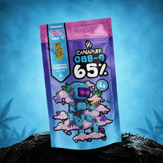 Canapuff CBG9 Flower Blueberry Cookie 65%