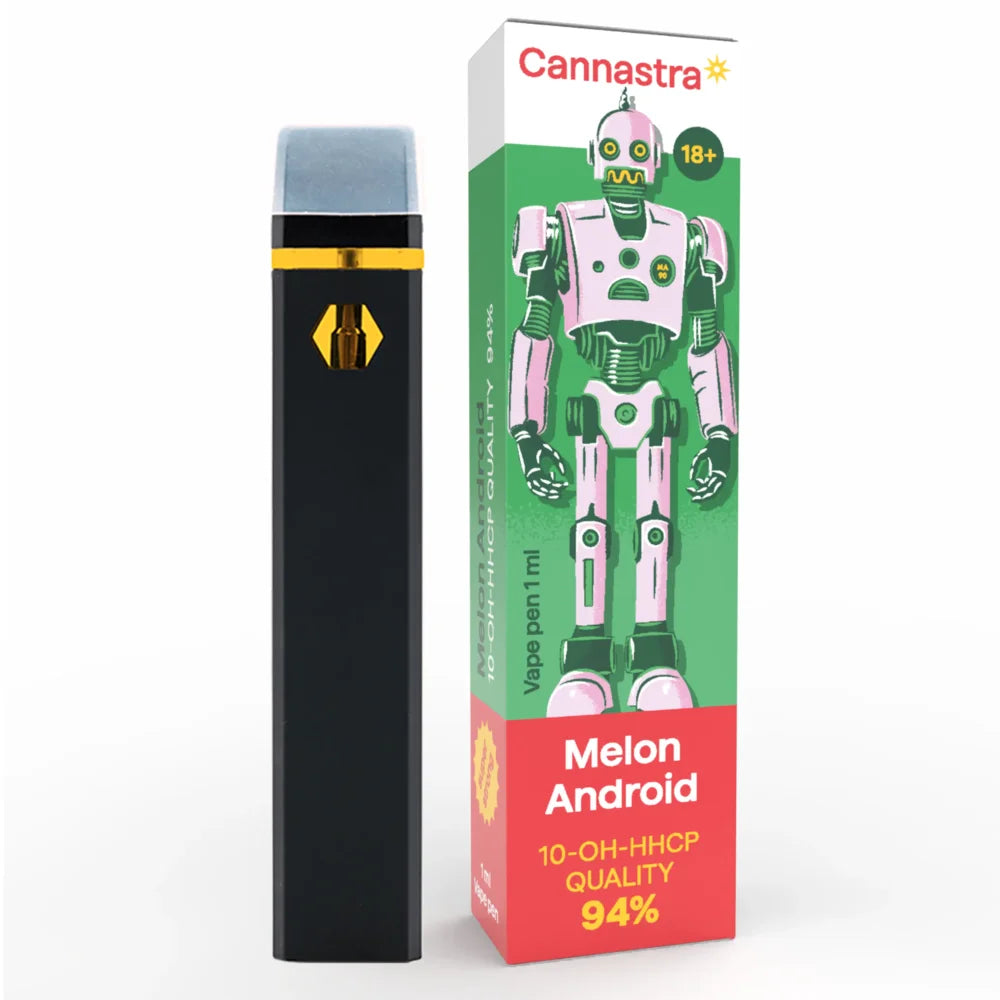 Cannastra 10-OH-HHCP Vape Pen Melon Android, 10-OH-HHCP 94% quality, 1 ml