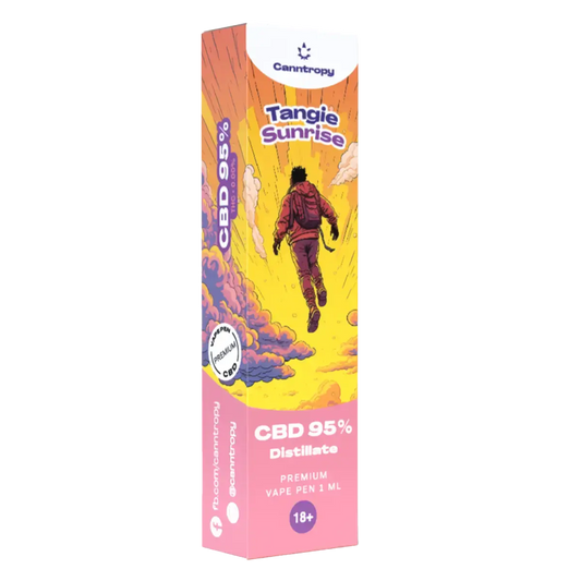 Canntropy CBD Disposable Vape Pen Tangie Sunrise, CBD 95 %, 1 ml