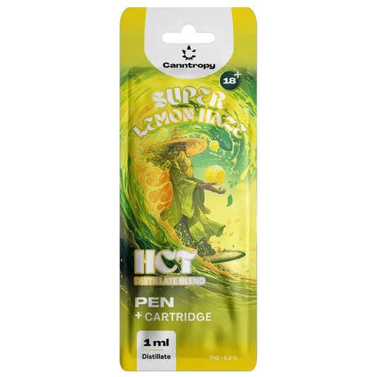 Canntropy HCT Pen + Cartridge Super Lemon Haze, HCT 10 %, 1 ml