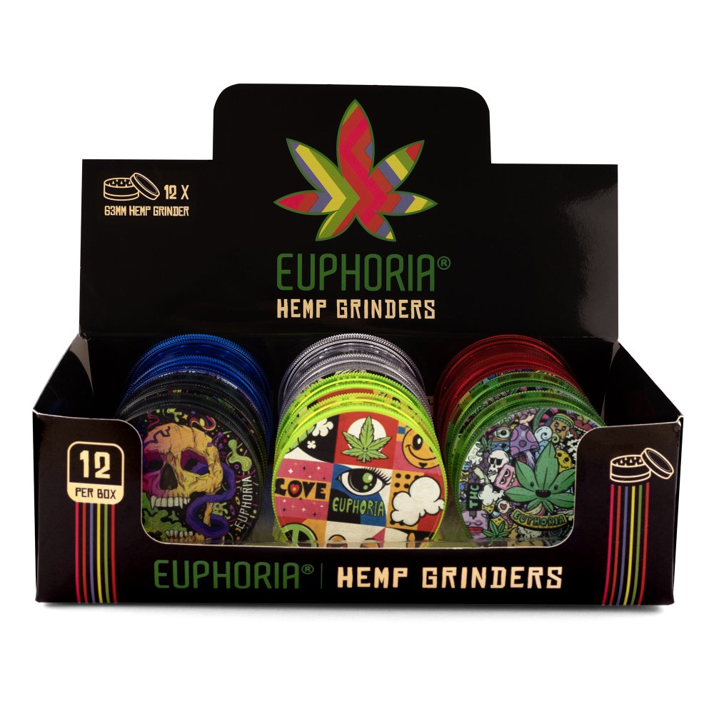 Euphoria Plastic Grinders 63 mm, 3 parts