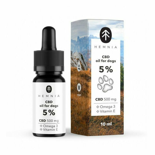Hemnia CBD oil for dogs 5 %, 500 mg, 10 ml