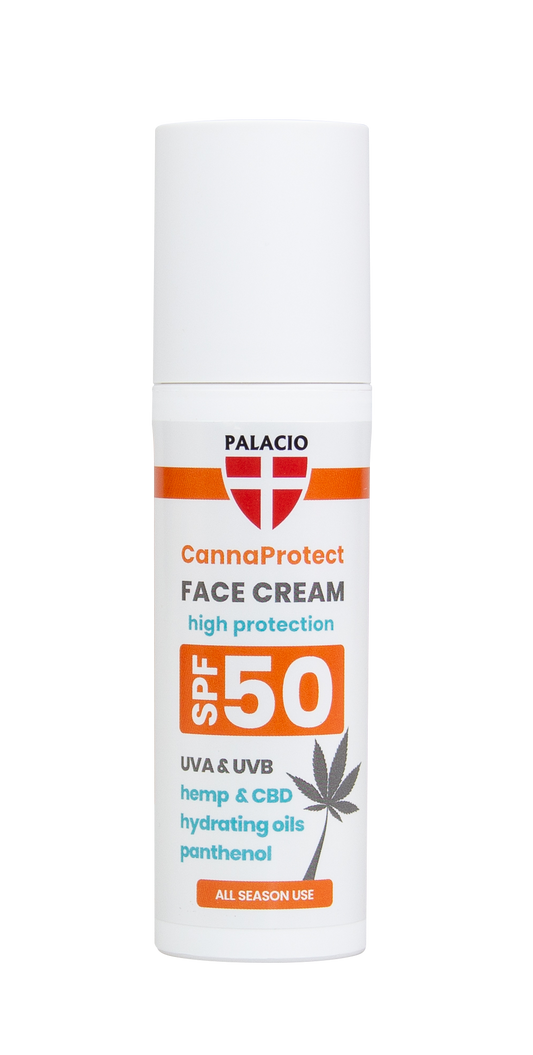 PALACIO CannaProtect Face Cream SPF50 with Hemp 50 ml