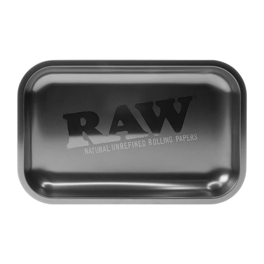 RAW All Black Large Metal Rolling Tray